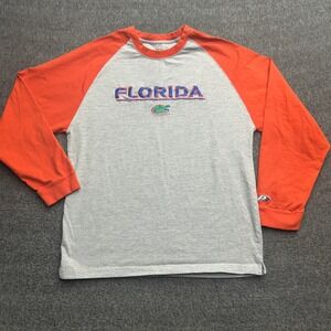 Florida Gators Raglan Shirt Large UF NCAA University Long Sleeve Mens